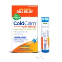Boiron ColdCalm On Go Cold Relief for nysen, Runny Næse, Nasal Congestion, og Sore Throat - 2 Greve (160 Pellets)