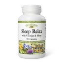 Urtefaktorer Sleep Relax Formel af naturlige faktorer, Natural Sleep Aid med Valerian Root, Passion Flower og Skullcap, Non- GMO, 90 kapsler (90 portioner)