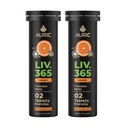 Auric Herbal Lever Support Supplement 124; Milk Thistle (Silymarin), Gurkemeje, Hvidløg, Ingefær til leversundhed