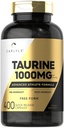 Carlyle Taurine 1000mg Kapsler: 124; 400 Greve: 124; Gratis formular: 124; Ikke GMO, Gluten Free Supplement
