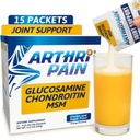 Arthripain - Joint Support Cartiage Repair Supplement - Klinisk testet Joint Juice - Ligament Relief Support - Glucosamine Chondroitin MSM - Opsvulmet Knee Behandling -Sugar- Free - Made in US - 15ct