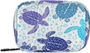 Naanle Vintage Sea Turtle Pill Box 7 Dag Pill sag Rejse Pill Organizer Bag med lynlås Portable ugentlige sag Kompakt størrelse for supplement Vitamin Holder