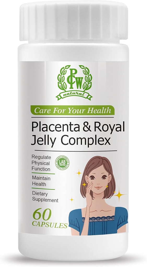 PCW Placenta & Royal Jelly Complex, 60 kapsler