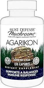 Værtsforsvar Agarikon Kapsler - Immunsystemet Support - Mushroom supplement til Hjælp immunfunktioner & Cell Strength - Herbal Kosttilskud - 120 Kapsler (120 Servere) *