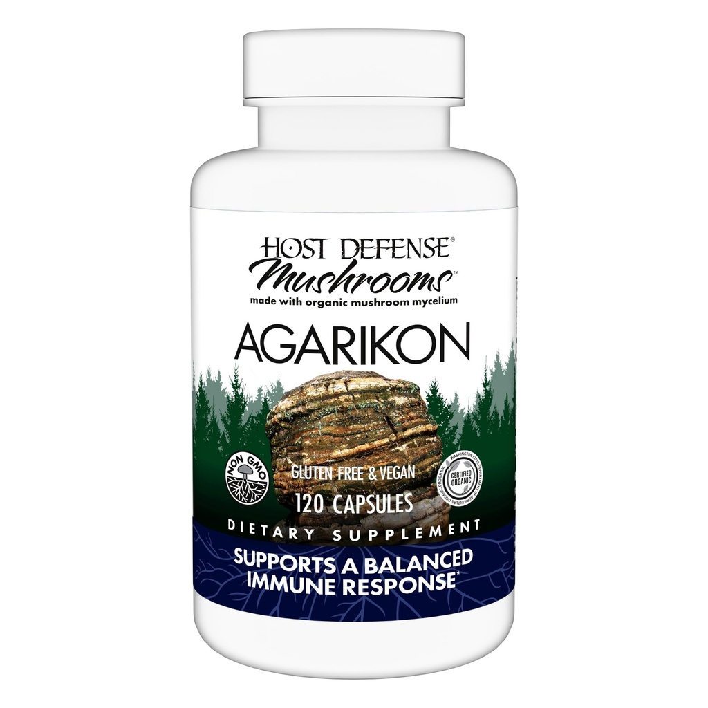 Værtsforsvar Agarikon Kapsler - Immunsystemet Support - Mushroom supplement til Hjælp immunfunktioner & Cell Strength - Herbal Kosttilskud - 120 Kapsler (120 Servere) *