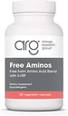 Allergy Research Group Free Aminos Supplement - Lean Muscle Mass Support, Vegetariske Kapsler - 100 Greve