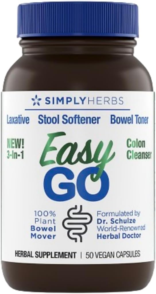 Dr. Schulzes Easy GO tyggegummi - Formuleret Gentle Laxative, Colon Toner & Afføring blødgøringsmiddel