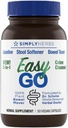 Dr. Schulze's Easy GO Bowel Mover - Formulated Gentle Laxative, Colon Toner & Stool Softener | 100% Plant Natural Bowel Cleanse - Promotes Regular & Complete Bowel Movements - 50 Count Vegan