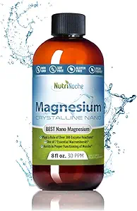 Flydende Magnesium efter Nutrition Noche- 99.99% Ultra Pure Krystallinske Nano dråber for maksimal Absorption & Biotilgængelighed - Magnesium Glycinate Flydende Alternativ - Understøtter søvn rolig energi muskler Nerver