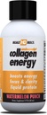 SUNDHEDSDIRECT - Aminosulpt Collagen Energy - Flydende Collagen til Hydration, Circulation, Energy - Vitamin B12, Electrolytes, L-Citrulline, Amla - Watermelon Punch - 12 Pack (Fl Oz), 12 Servering