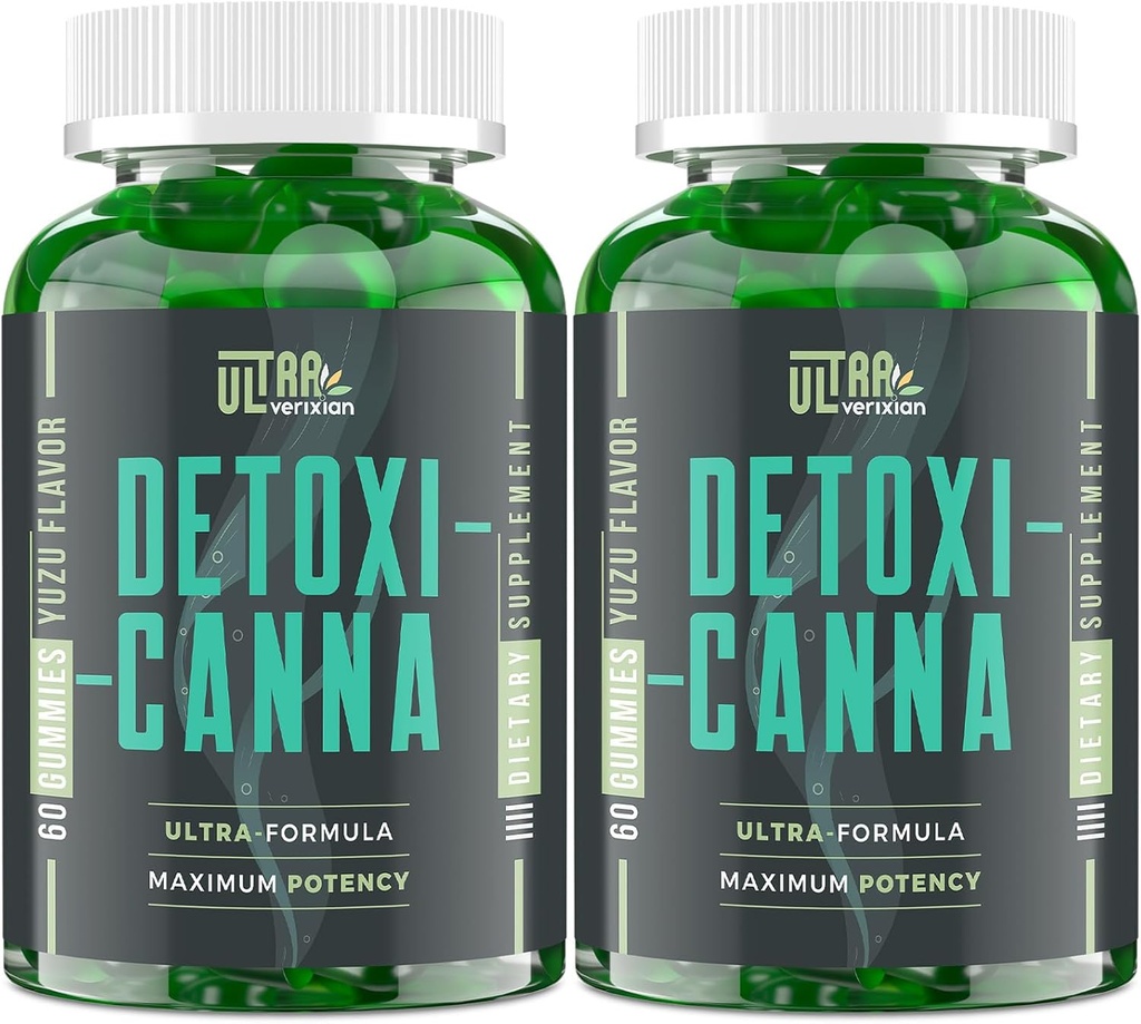 Detox Rengøring Gummies - Lever, Gut, Nyre Rengøring Detox & Reparation, Hurtig & effektiv fuld krop Rense bedste for kvinder og mænd med mælk tidsel - Natural Plant- baseret Detox tillæg, 120 gummies