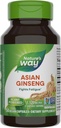 Nature 's Way Asian Ginseng, Fights Træthed *, 1,120mg Per 2- kapsel Servering, Non- GMO Project Verified, Vegan, 50 Kapsler (Packaging May Vary)