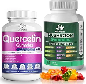 BIO VITALICA Quercetin Gummies & Mushroom Gummies (Bundle)
