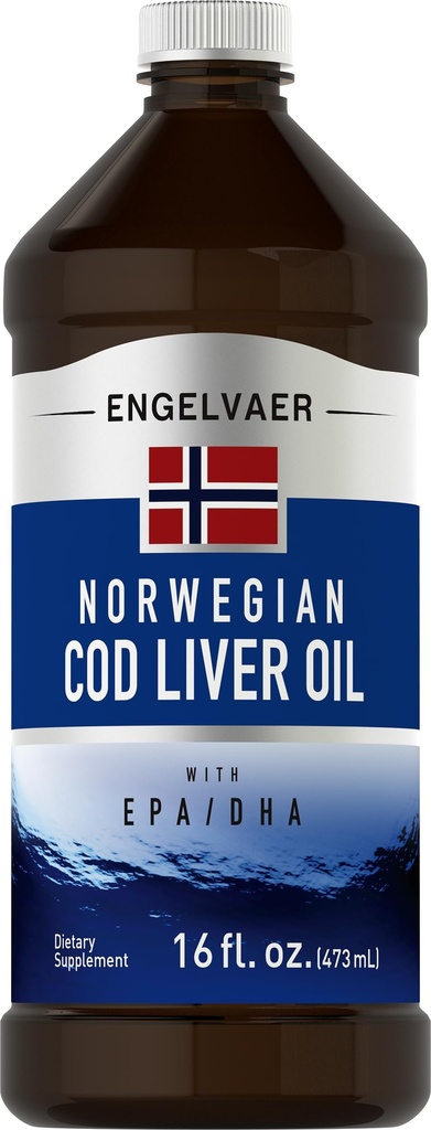 Piping Rock Cod Lever Oil Flydende 124; 16 fl oz
