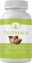 PURE ORIGINAL INGREDIENSER Triphala pulver, (100 kapsler) Altid ren, ingen tilsætningsstoffer eller fyldstoffer, Lab Verified