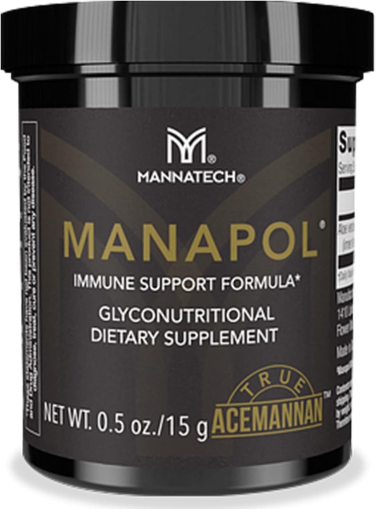 Mannatech Manapol immunstøtte Formel for Immunity Support & Immunity Boost. Aloe Vera Powder Prebiotic for fordøjelsessygdomme. Aloe Vera Drink for immunforsvar Supplement 0.5oz / 15g