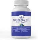 Pure Original Ingredienser Blueberry 10: 1 Uddrag, (100 kapsler) Altid Pure, Ingen tilsætningsstoffer eller Fillers, Lab Verified