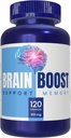 Brain Boost supplement, 120 kapsler, ikke GMO, gluten fri, understøtter hukommelse, fokus og koncentration