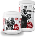 5% Nutrition Rich Piana Bundle against 124; AllDayYouMay Coffed BCAA pulver + Kill It reloaded High- Stim Pre- workout (Fruit Punch)
