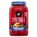BSN SYNTHA- 6 Premium Protein Powder med 6 g Fiber, Whey Protein, Micellar Casein, Milk Protein Isolate Blend, 5g Fedt, Blåbær Pandekage, 28 Servere (Packaging May Vary)