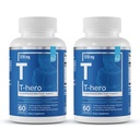 Væsentlige elementer T-Hero - Daglig Testosteron støtte til mænd - fremmer Vitality & Drive - med Ashwagandha, Shilajit, Boron, DIM - 60 Greve - 30 Servere (2-Pack)