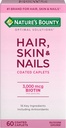 Nature 's Bounty Hår, Hud & Nails, 60 caplets