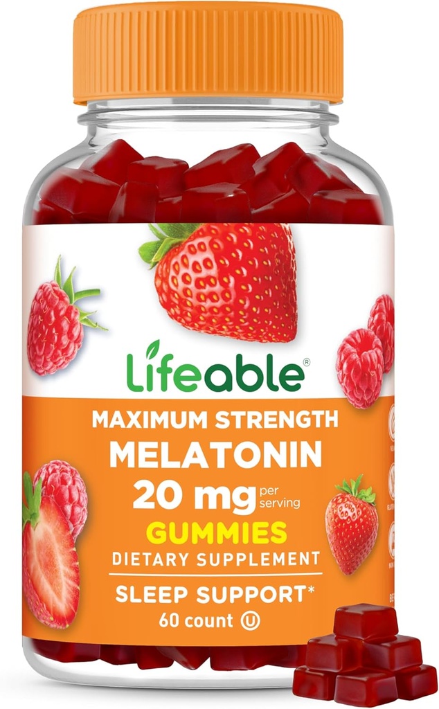 Levende melatonin 20mg gummies