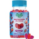Multivitamin Jelly Bean Gummies med zink til mænd og kvinder, immunforsvar Kosttilskud til voksne, Vegetar, 120 Berry Blast Jelly Beans, Kosher
