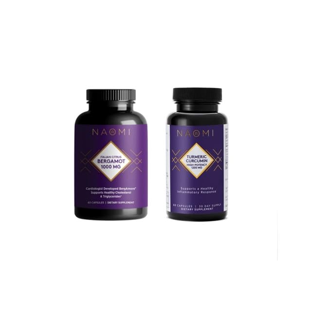 NAOMI Citrus Bergamot og gurkemeje - høj potens Duo