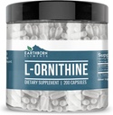 Earthborn Elements (200 kapsler L- Ornithin HCl, Aminosyre, proteinsyntese