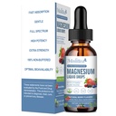 Magnesium Glycinate Liquid Drop - Triple Absorption Supplement til støtte nerver, søvn, rolig, hjerte, muskler * -sukkerfri med kalium, L- Theanine, Sea Moss Moss Vitamin B, C, D3, K2- 1Pack