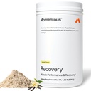 Momentous Recovery Grass- Fed Whey Protein Powder - 20 g Post- Workout Whey Isolate Protein - NSF Certified for Sport - Gluten- Free - 15 Serveringer - Vanilla - Pakke May Vary
