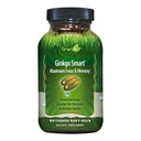 Irwin Naturals Ginkgo Smart kraftfuld Nootrop Brain Booster - understøtter maksimal hukommelse, Focus & Mental Klarhed med DMAE, Clubmoss, Cholin & Acetyl L- Carnitin - 60 flydende bløddele