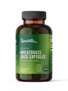 Organic Wheatgrass Juice Powder Capsules by Sproutman - 100% Pure Wheatgrass - Aids fordøjelse - Høj i vitaminer, antioxidanter, chlorophyll, enzymer, mineraler og energi (150 piller)