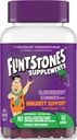 Flintstones Vitamin Elderberry Gummies til børn med Immunitet Support fra C-vitamin & Zink, immunsupport Gummies, Multivitamin til børn, Gluten Free, 60 Greve