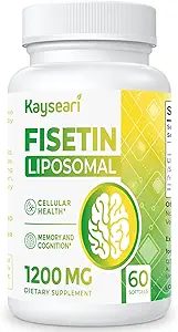 Fiskein 1200mg Liposomal Fiskein Kognitiv støtte Ikke- GMO 60 Kapsler