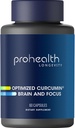 ProHealth optimeret Curcumin Brain og fokus (60 kapsler)