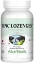 Maxi- Health Zink Lozenges - Zink Citrate 10mg - med C-vitamin - Cherry Flavor - 60 Chewables - Kosher