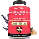 Nutrivein Premium Fadogia Agrestis og Tongkat Ali tillæg med Turkesterone - 1100 mg - 120 Caps - Synergistisk Blend for ydeevne, styrke, & Inddrivelse for mænd og kvinder i alle aldre