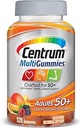Centrum Multivitamin Gummy til voksne 50 Plus, Assorted Flavor, Frugt, 120 Greve