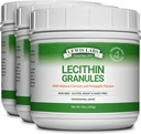 Lecithin Granules Supplements 124; Natural Soy Lecithin Powder er en fremragende kilde til Phosphatidyl Cholin Budd124; Amning Support, immunfunktion & Support Brain Health, 16 oz