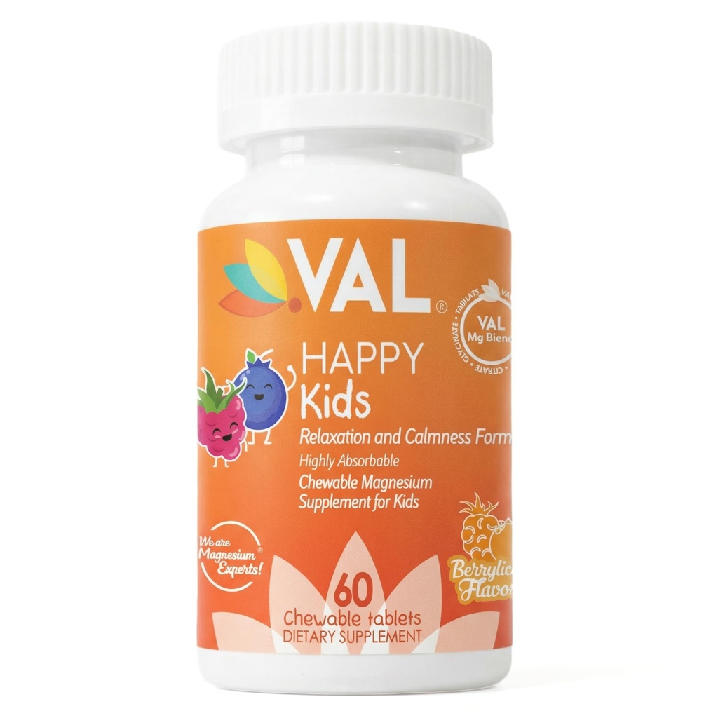 VAL Magnesium til børn 124; high- Absorption Magnesium til rolig, afslapning & Focus
