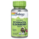 SOLARAY Echinacea og Elderberry Kapsler, 440 mg 2 gange daglig; 100 Tælling