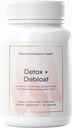 Nourised Natural Health Detox + Debloat - Milk Thistle & Mælkebøtte Root Vegan tillæg for kvinder - Bloating Relief & fordøjelsesstøtte - 60 kapsler