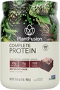 PlantFusion Complete Vegan Protein Powder - Plant baseret Protein Powder med BCAA, fordøjelsesenzymer og Pea Protein - Keto, Gluten Free, Soy Free, Non- Dairy, No Sugar, Non- GMO - Red Velvet 1 LB