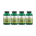 Swanson Aktiveret kul - Natural Supplement Support Sund Absorption - Hjælper w / Bloating & Vedligeholdelse af tarmregulering - (120 kapsler, 520mg per Serving) 4 Pack