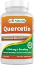 Bedste Naturals Quercetin 1000 mg / Servering 120 Veggie kapsler (120 Greve (pakning med 1))
