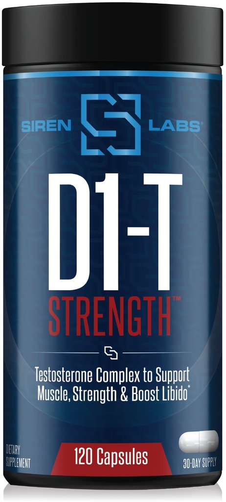 D1- T styrke Testosteron Booster for mænd Mass Gainer med D-aspartasyre - Monster Muscle Mass- Building - Test Booster suppression af østrogen anabolske muskelvækst (120 kapsler)