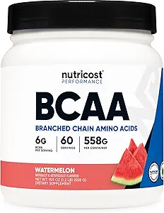 Nutricost BCAA Powder 2:1:1 (Watermelon) - 60 Servings