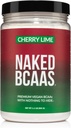 NAKED Cherry Lime BCAAs Aminosyrer pulver, 100% Pure 2: 1: 1 Formel, Vegan forgrenet kæde Aminosyrer, Instantized All Natural BCAA Powder Supplement - 501 Bedste, 34 Servering